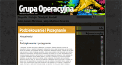 Desktop Screenshot of grupaoperacyjna.pl